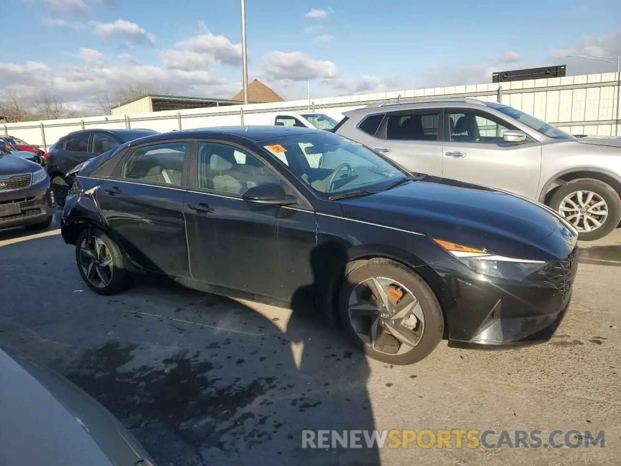 4 Photograph of a damaged car KMHLS4AG2PU553435 HYUNDAI ELANTRA 2023