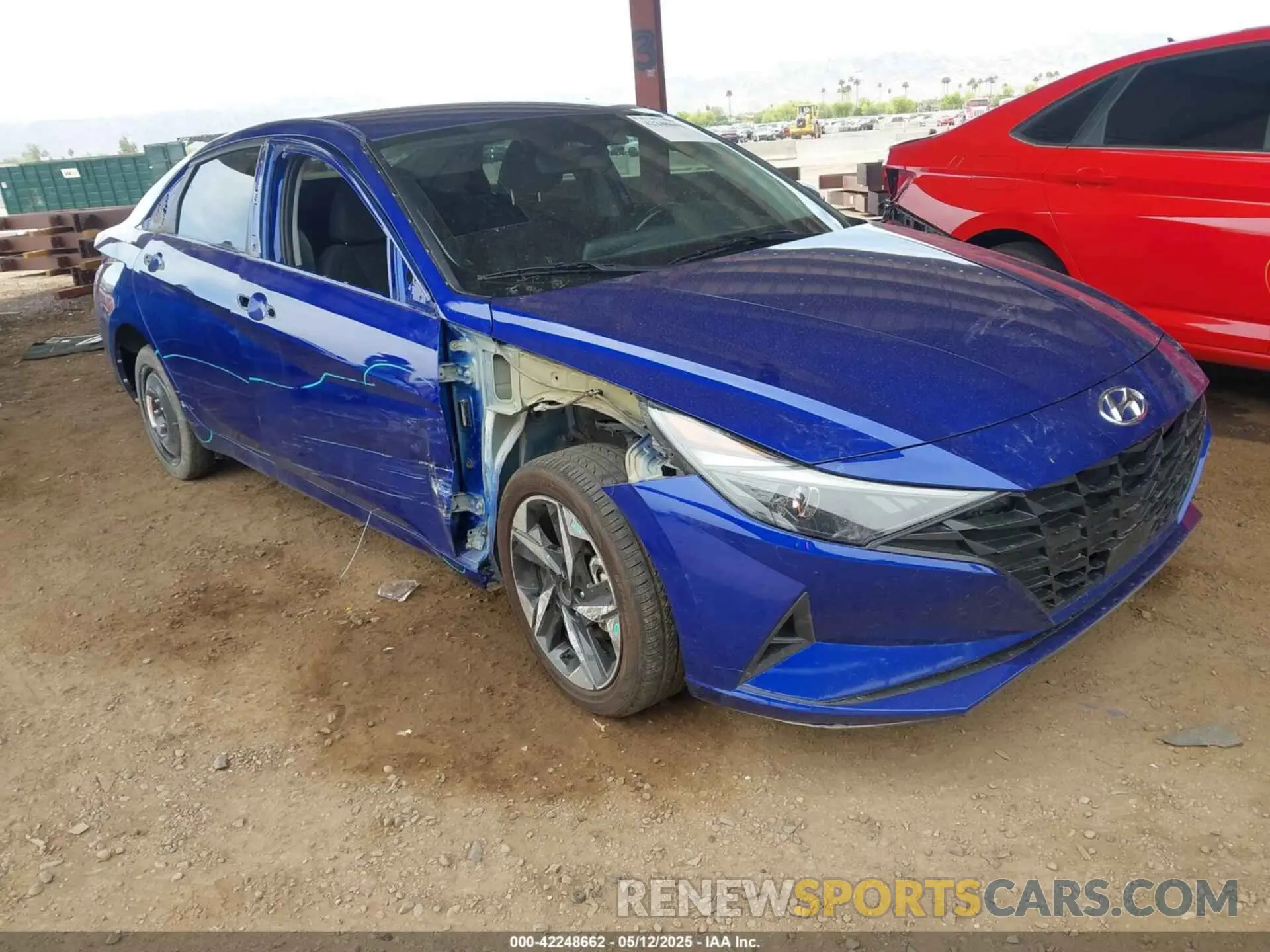1 Photograph of a damaged car KMHLS4AG2PU558862 HYUNDAI ELANTRA 2023