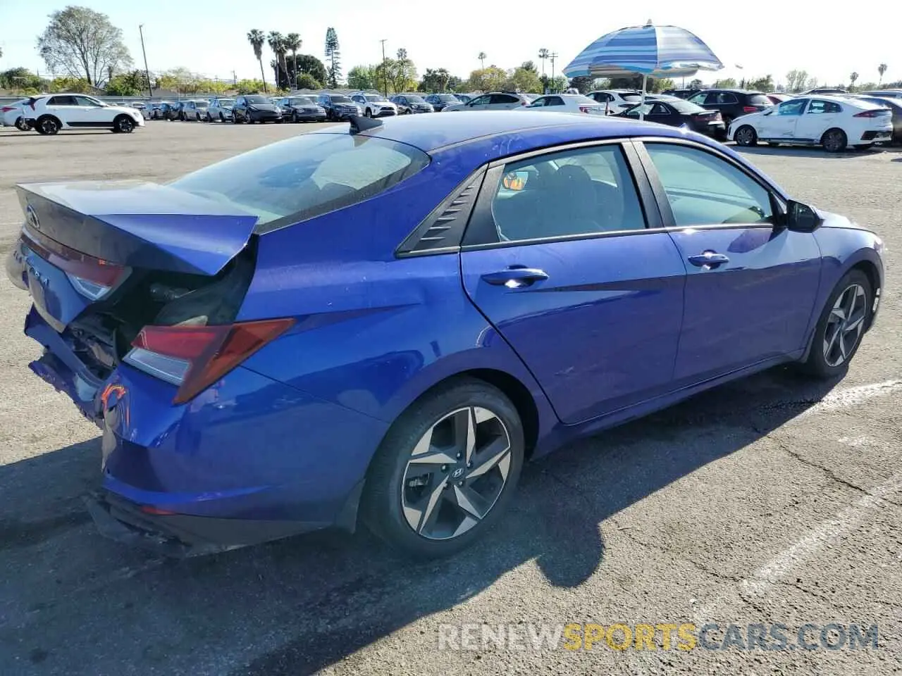 3 Photograph of a damaged car KMHLS4AG2PU578562 HYUNDAI ELANTRA 2023