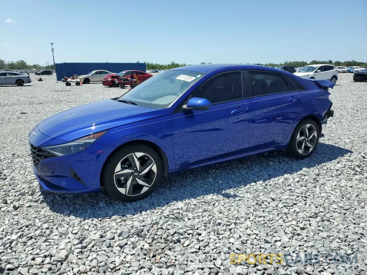 1 Photograph of a damaged car KMHLS4AG2PU602567 HYUNDAI ELANTRA 2023