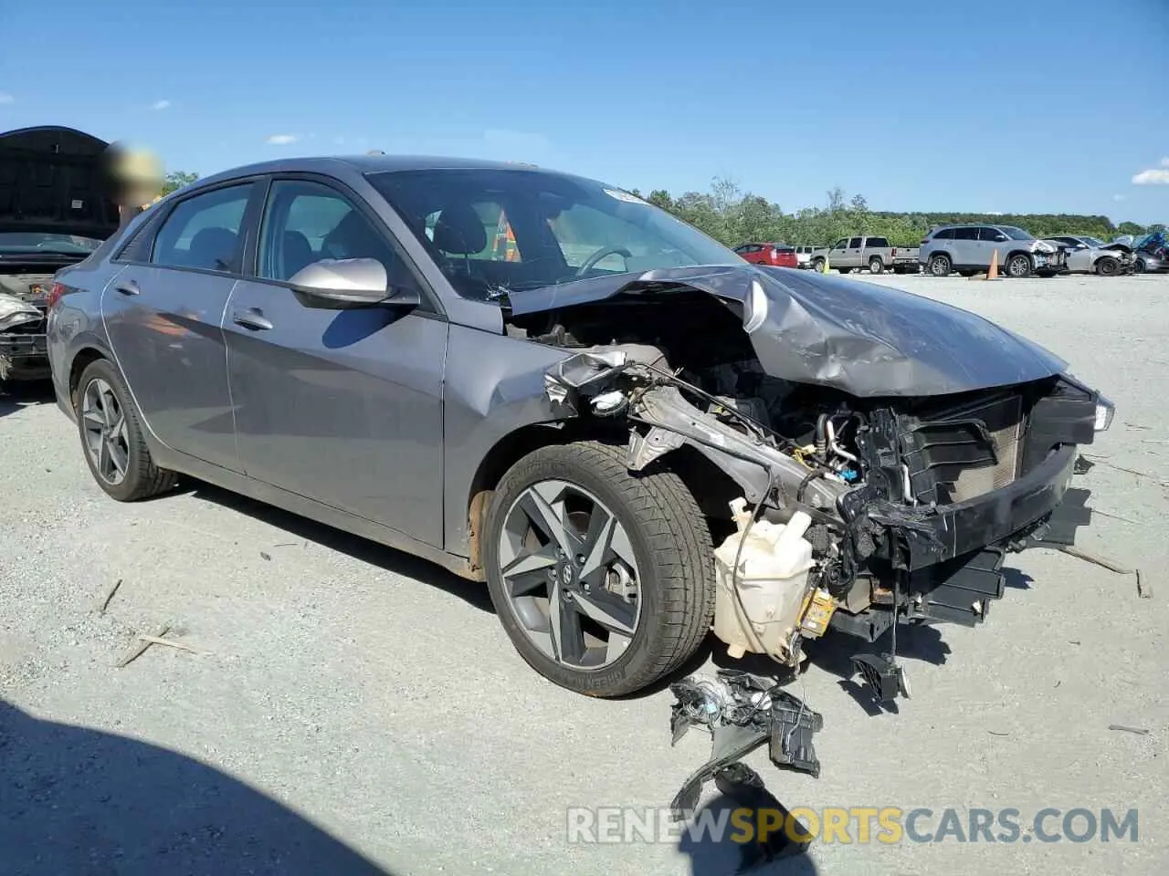 4 Photograph of a damaged car KMHLS4AG2PU627114 HYUNDAI ELANTRA 2023