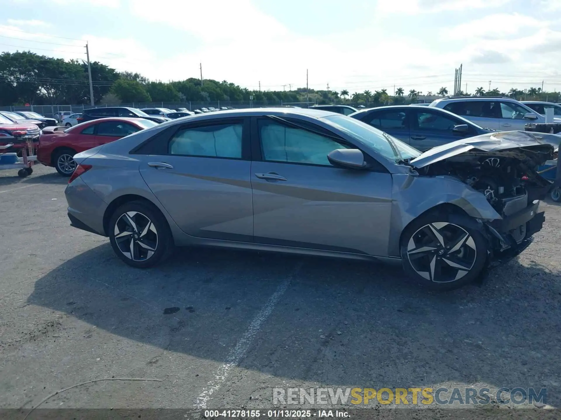 1 Photograph of a damaged car KMHLS4AG3PU421669 HYUNDAI ELANTRA 2023