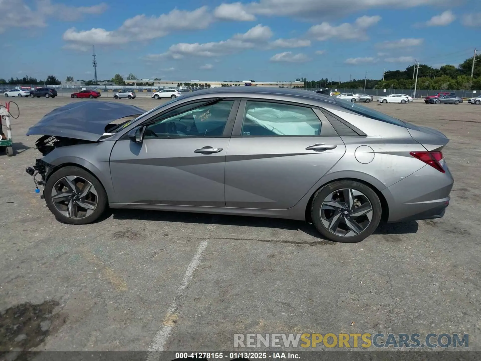 14 Photograph of a damaged car KMHLS4AG3PU421669 HYUNDAI ELANTRA 2023