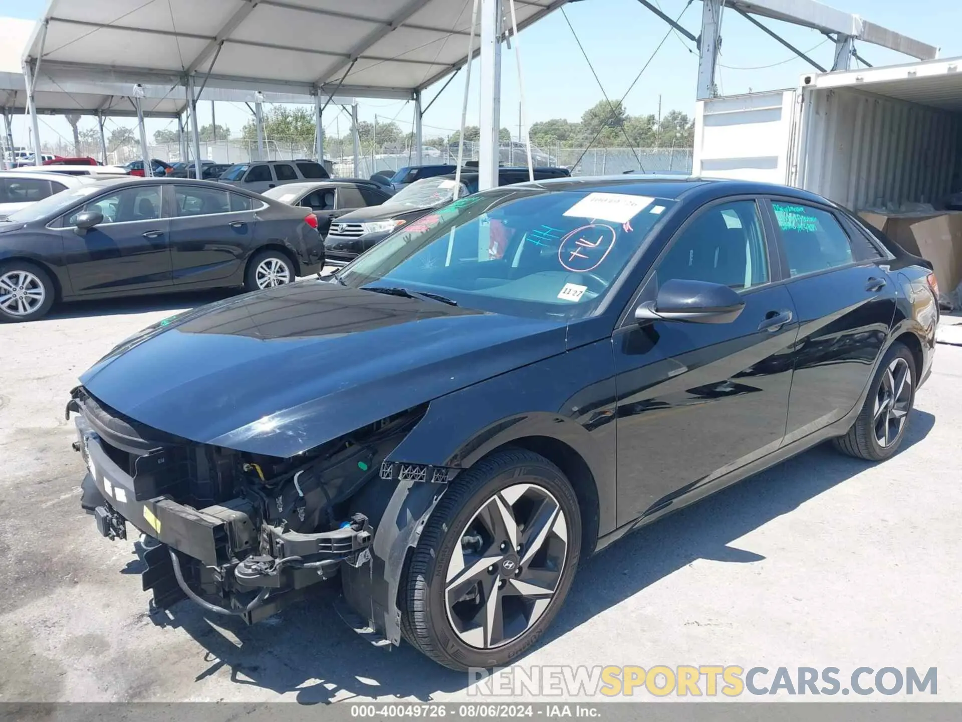 2 Photograph of a damaged car KMHLS4AG3PU430131 HYUNDAI ELANTRA 2023