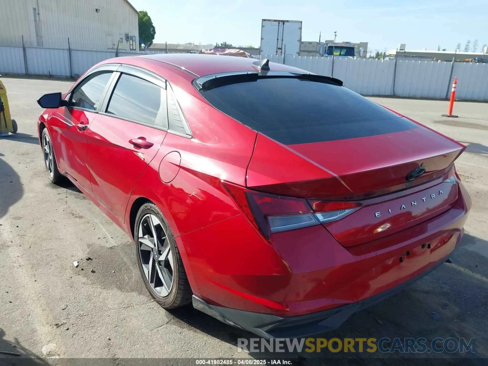 3 Photograph of a damaged car KMHLS4AG3PU434468 HYUNDAI ELANTRA 2023