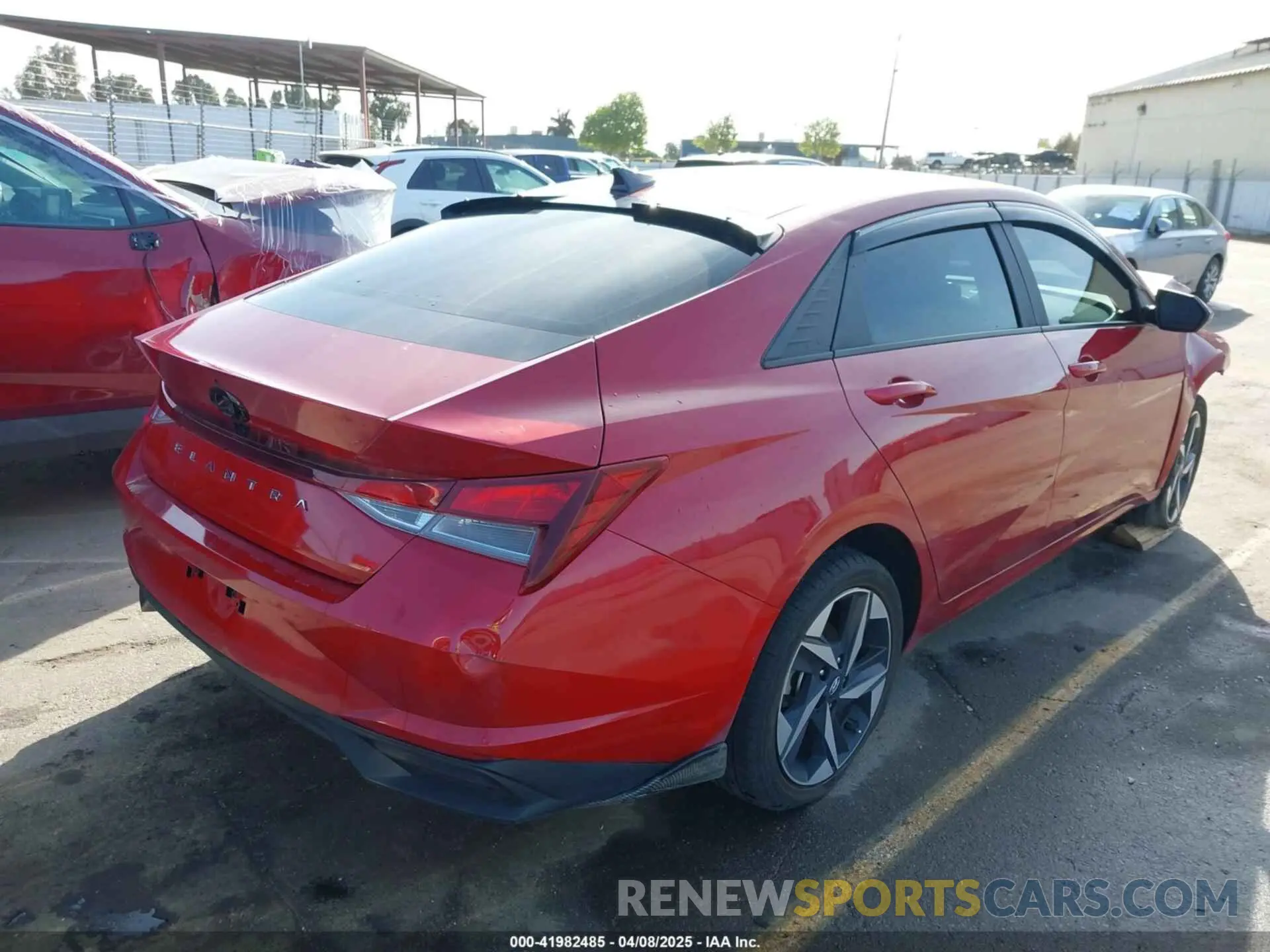 4 Photograph of a damaged car KMHLS4AG3PU434468 HYUNDAI ELANTRA 2023