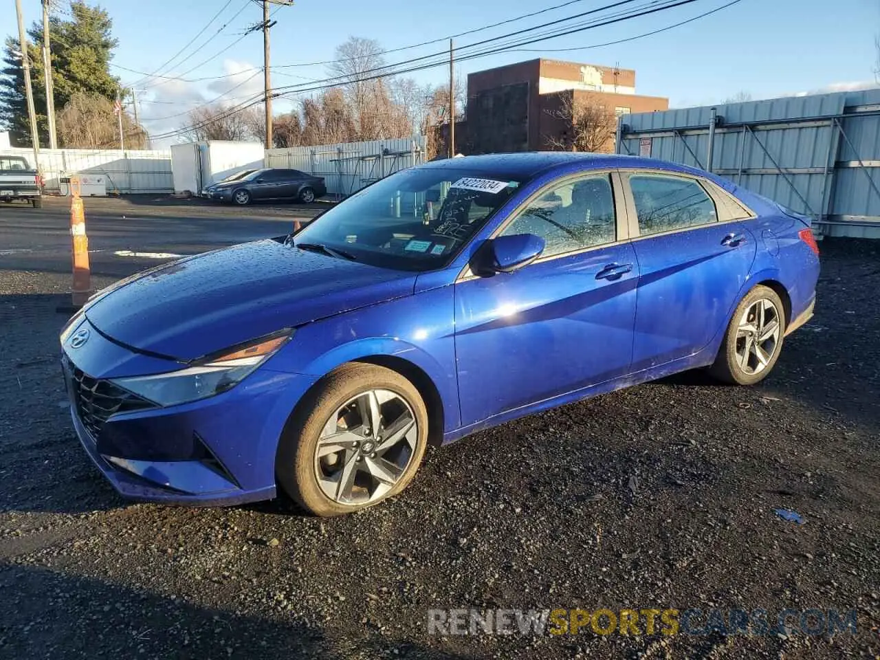 1 Photograph of a damaged car KMHLS4AG3PU444241 HYUNDAI ELANTRA 2023