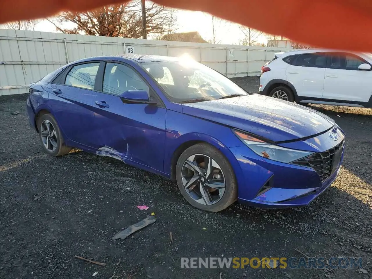 4 Photograph of a damaged car KMHLS4AG3PU444241 HYUNDAI ELANTRA 2023