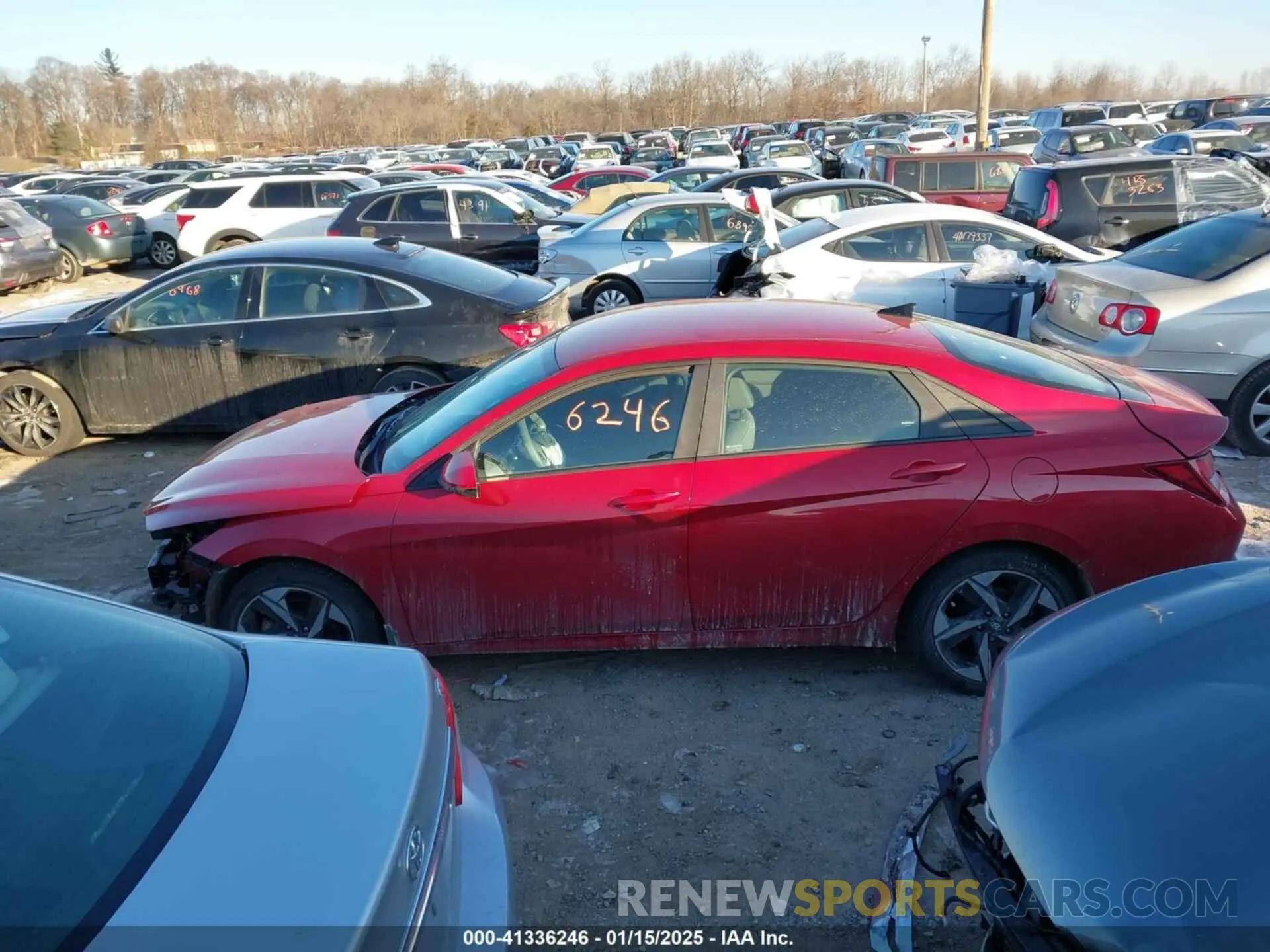 14 Photograph of a damaged car KMHLS4AG3PU450699 HYUNDAI ELANTRA 2023