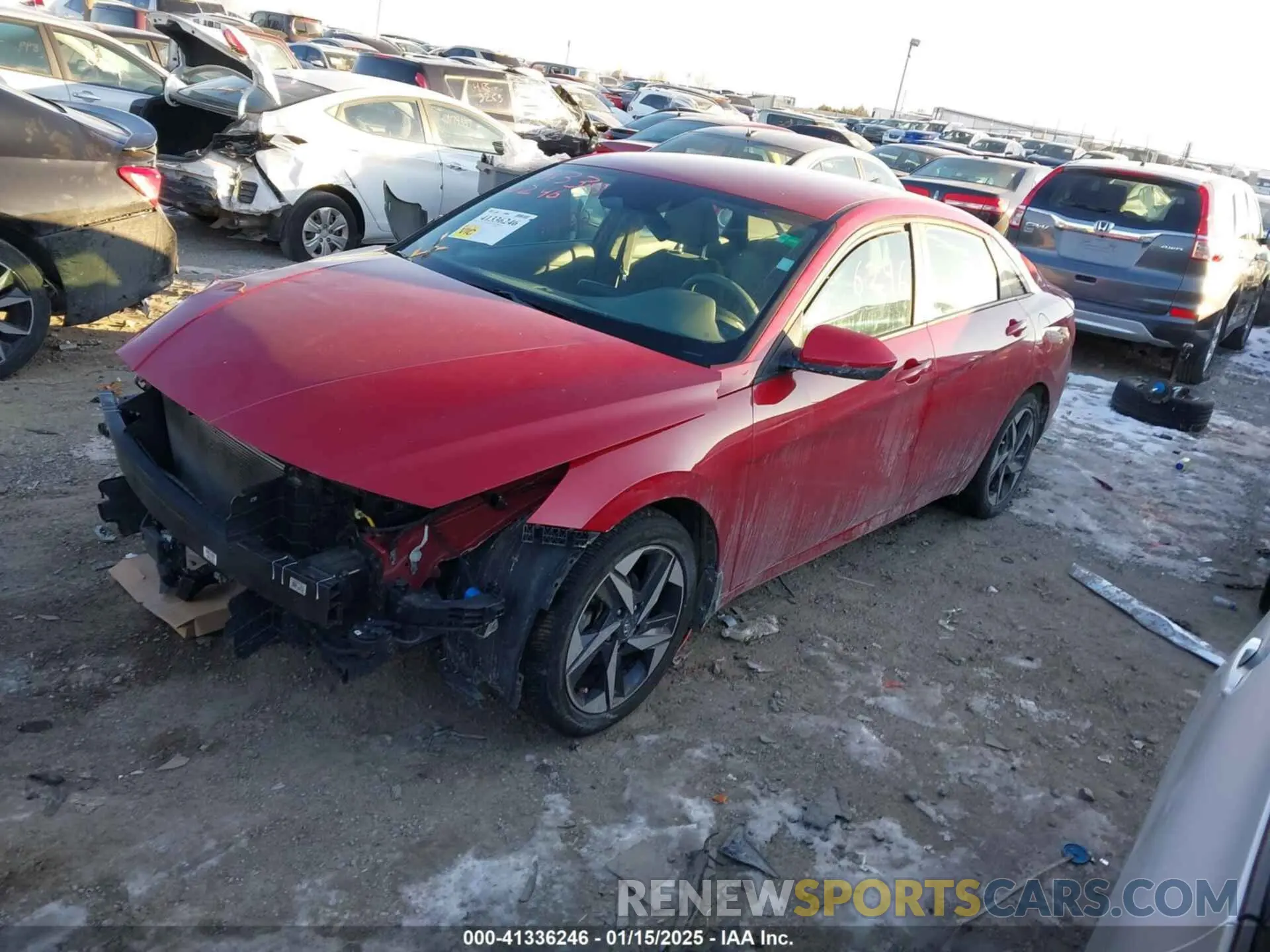2 Photograph of a damaged car KMHLS4AG3PU450699 HYUNDAI ELANTRA 2023