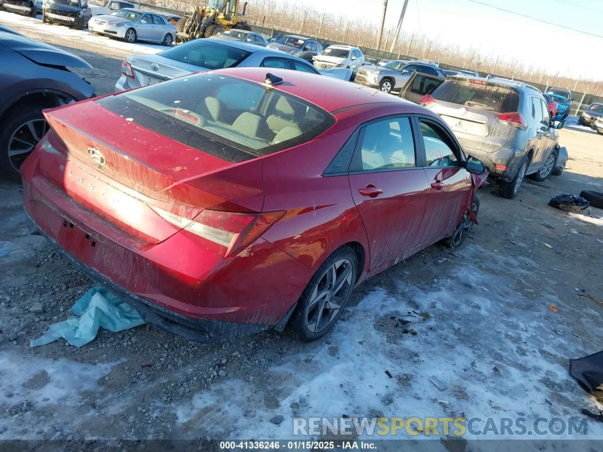 4 Photograph of a damaged car KMHLS4AG3PU450699 HYUNDAI ELANTRA 2023