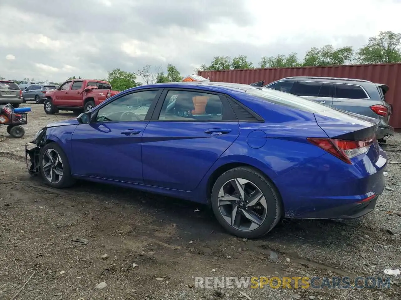 2 Photograph of a damaged car KMHLS4AG3PU473092 HYUNDAI ELANTRA 2023