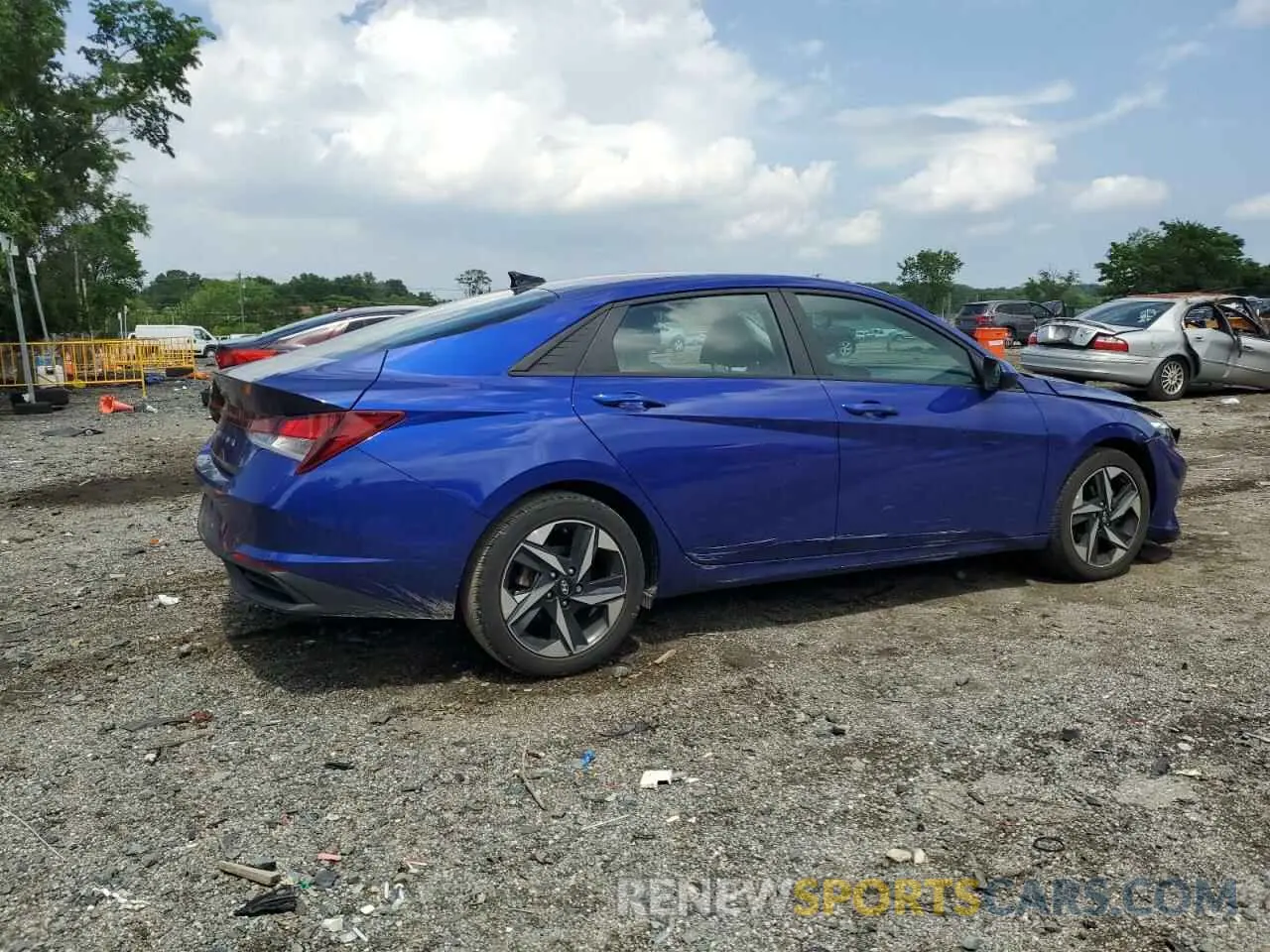3 Photograph of a damaged car KMHLS4AG3PU473092 HYUNDAI ELANTRA 2023