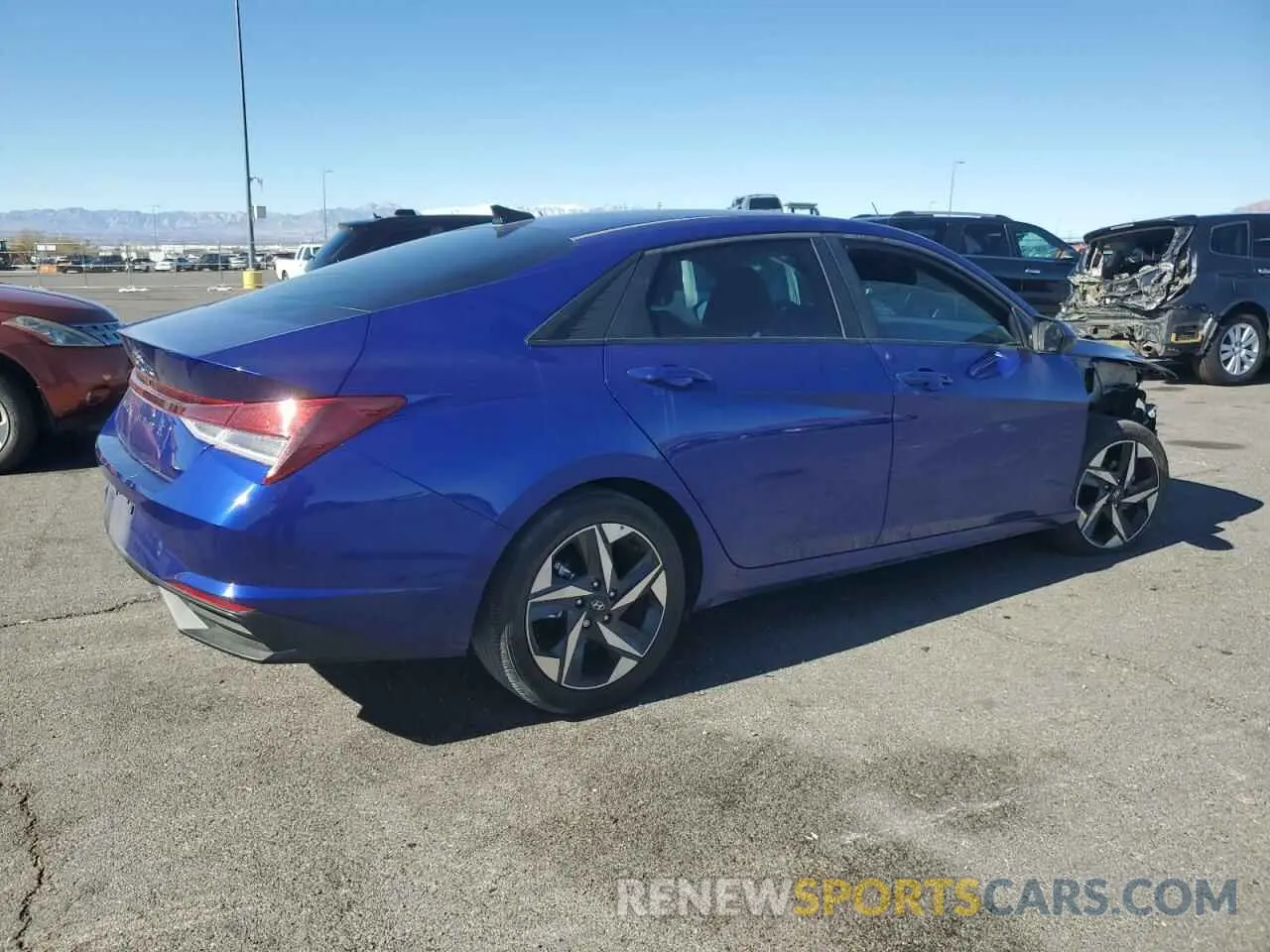 3 Photograph of a damaged car KMHLS4AG3PU496730 HYUNDAI ELANTRA 2023
