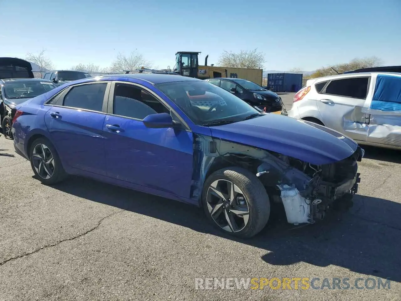 4 Photograph of a damaged car KMHLS4AG3PU496730 HYUNDAI ELANTRA 2023