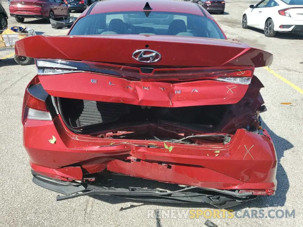 6 Photograph of a damaged car KMHLS4AG3PU500159 HYUNDAI ELANTRA 2023
