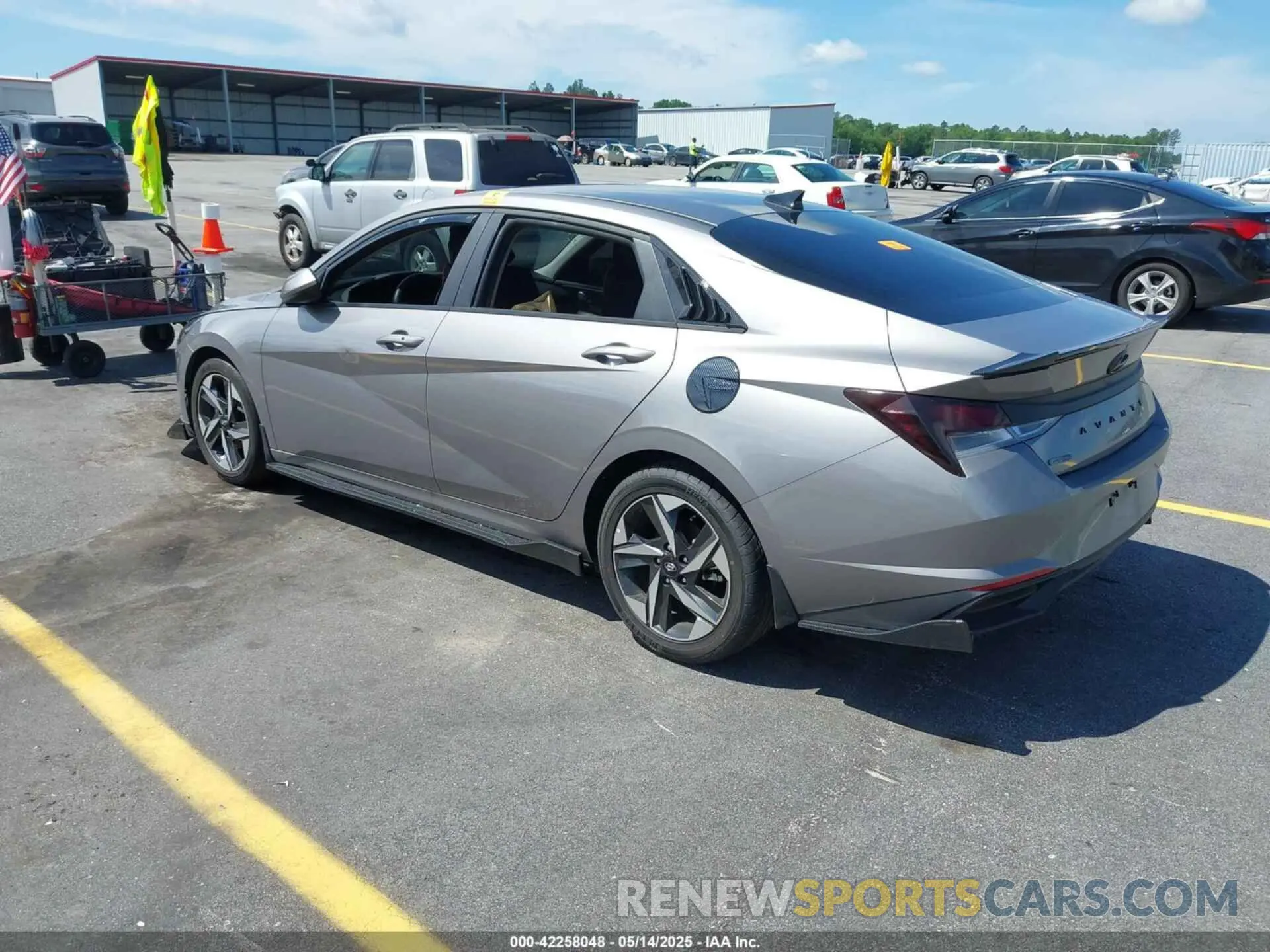3 Photograph of a damaged car KMHLS4AG3PU511338 HYUNDAI ELANTRA 2023
