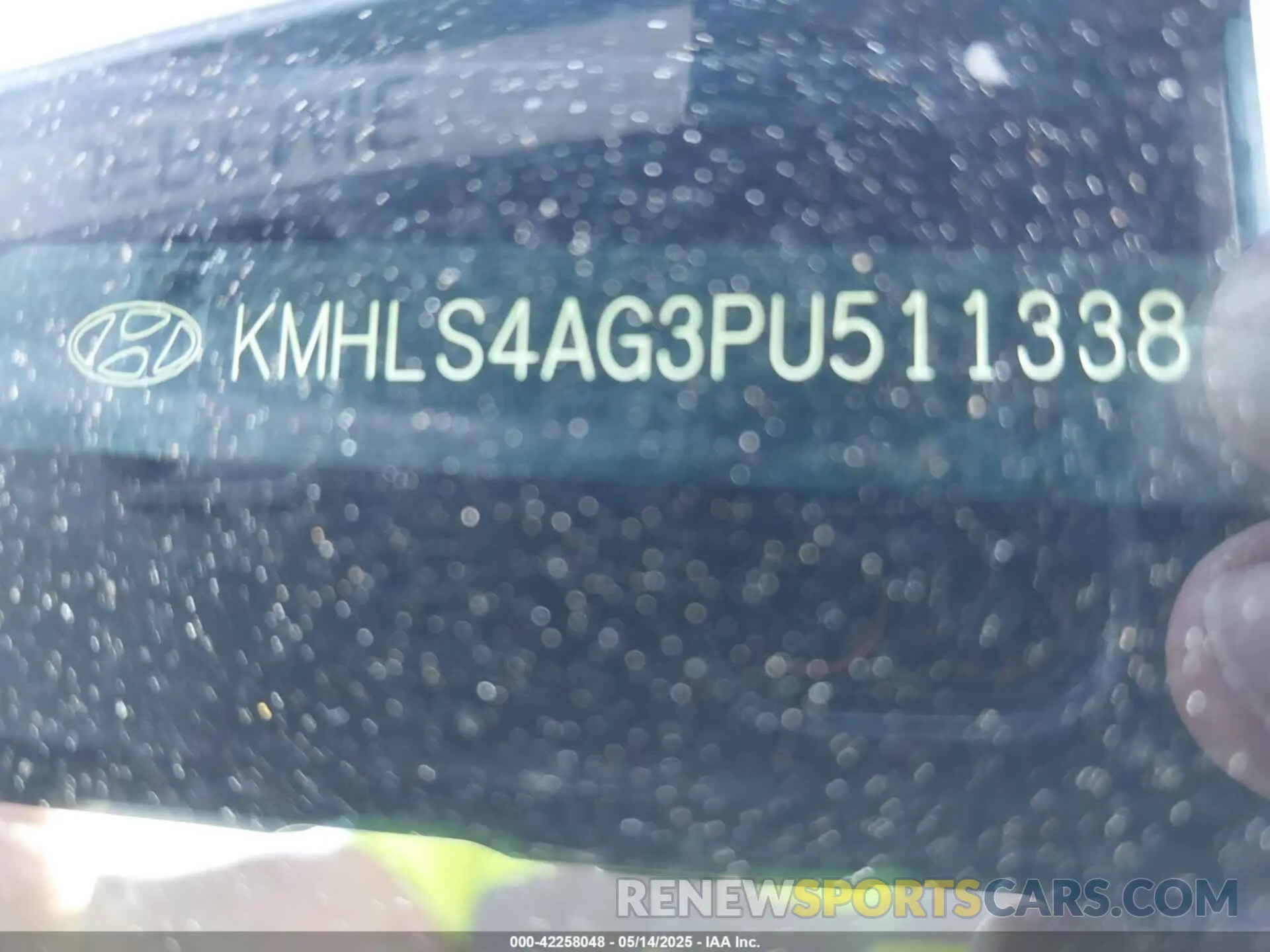 9 Photograph of a damaged car KMHLS4AG3PU511338 HYUNDAI ELANTRA 2023