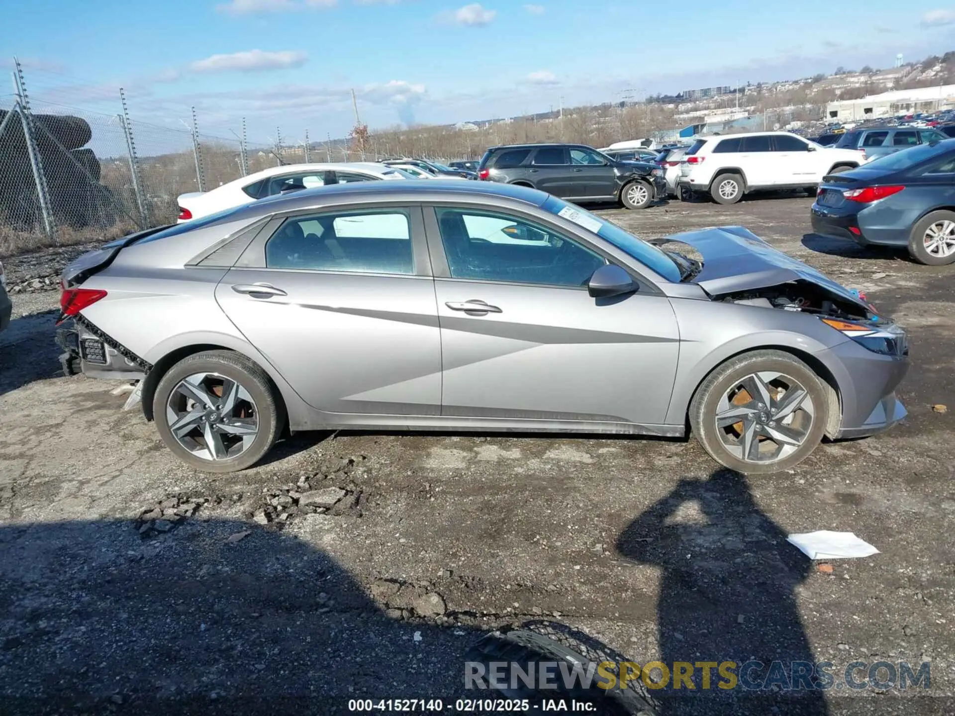 14 Photograph of a damaged car KMHLS4AG3PU548390 HYUNDAI ELANTRA 2023