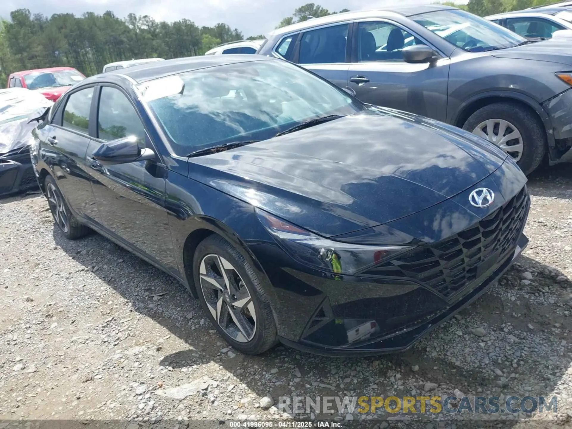 1 Photograph of a damaged car KMHLS4AG3PU551760 HYUNDAI ELANTRA 2023