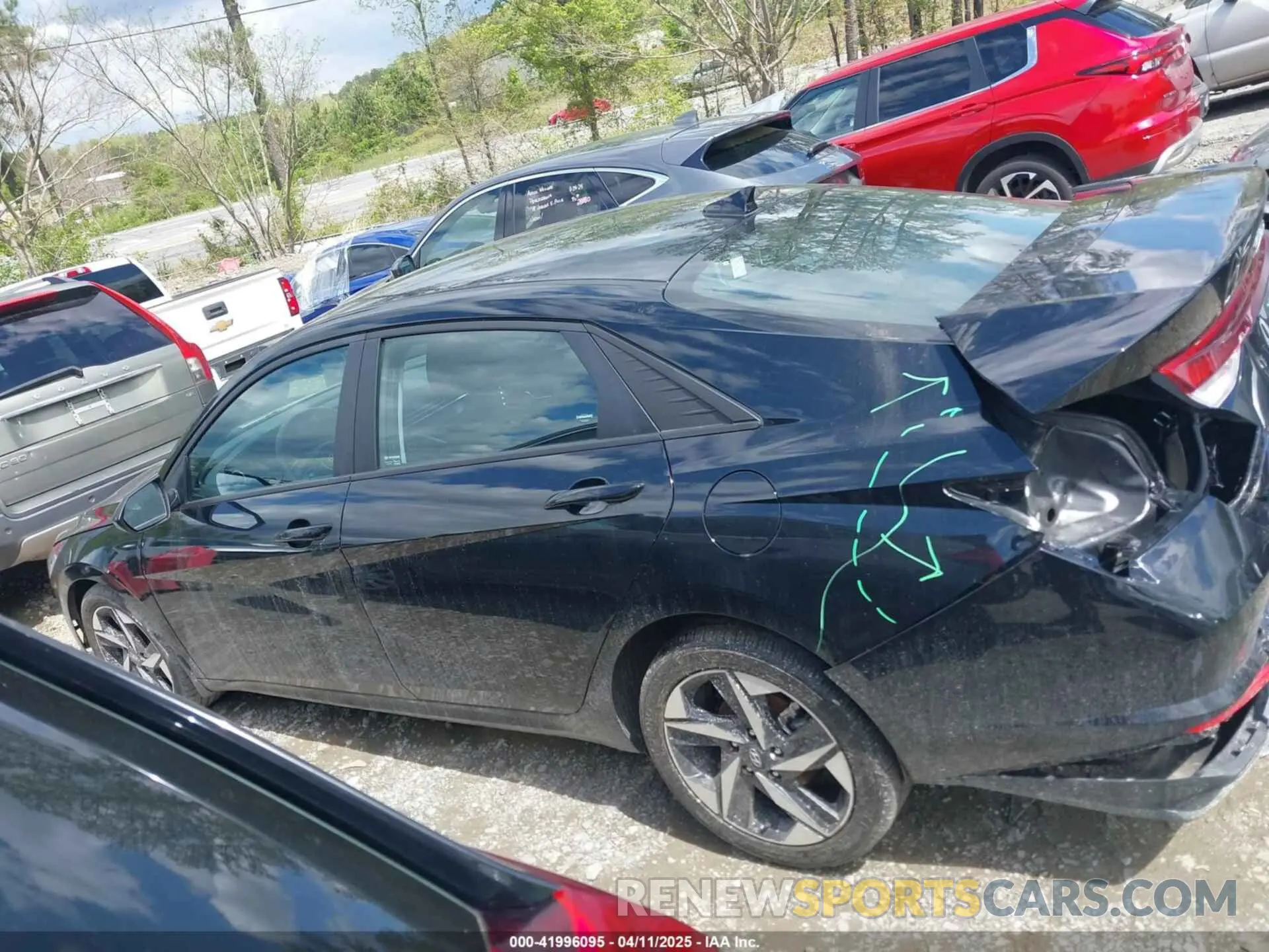 14 Photograph of a damaged car KMHLS4AG3PU551760 HYUNDAI ELANTRA 2023