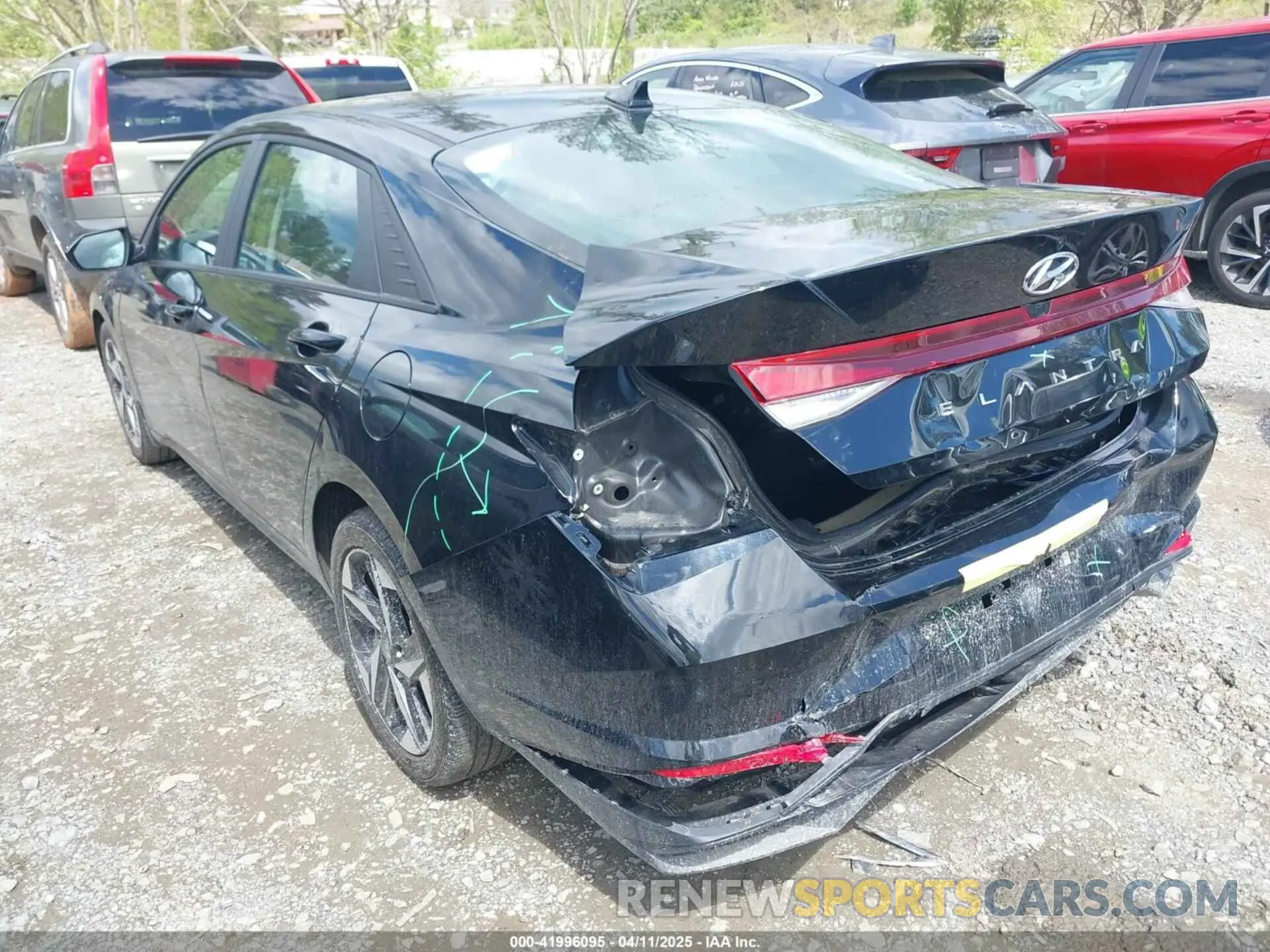 3 Photograph of a damaged car KMHLS4AG3PU551760 HYUNDAI ELANTRA 2023