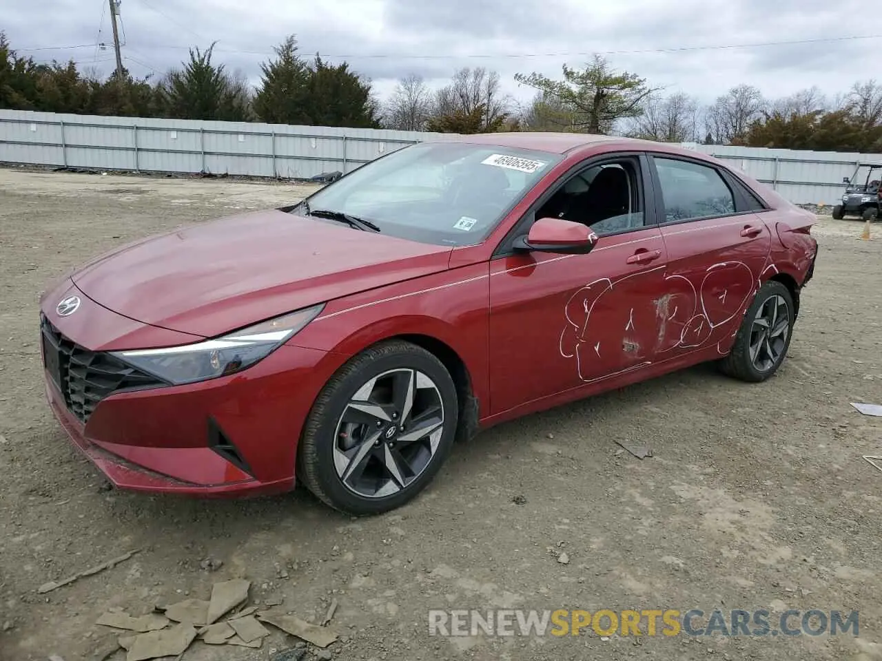 1 Photograph of a damaged car KMHLS4AG3PU565514 HYUNDAI ELANTRA 2023