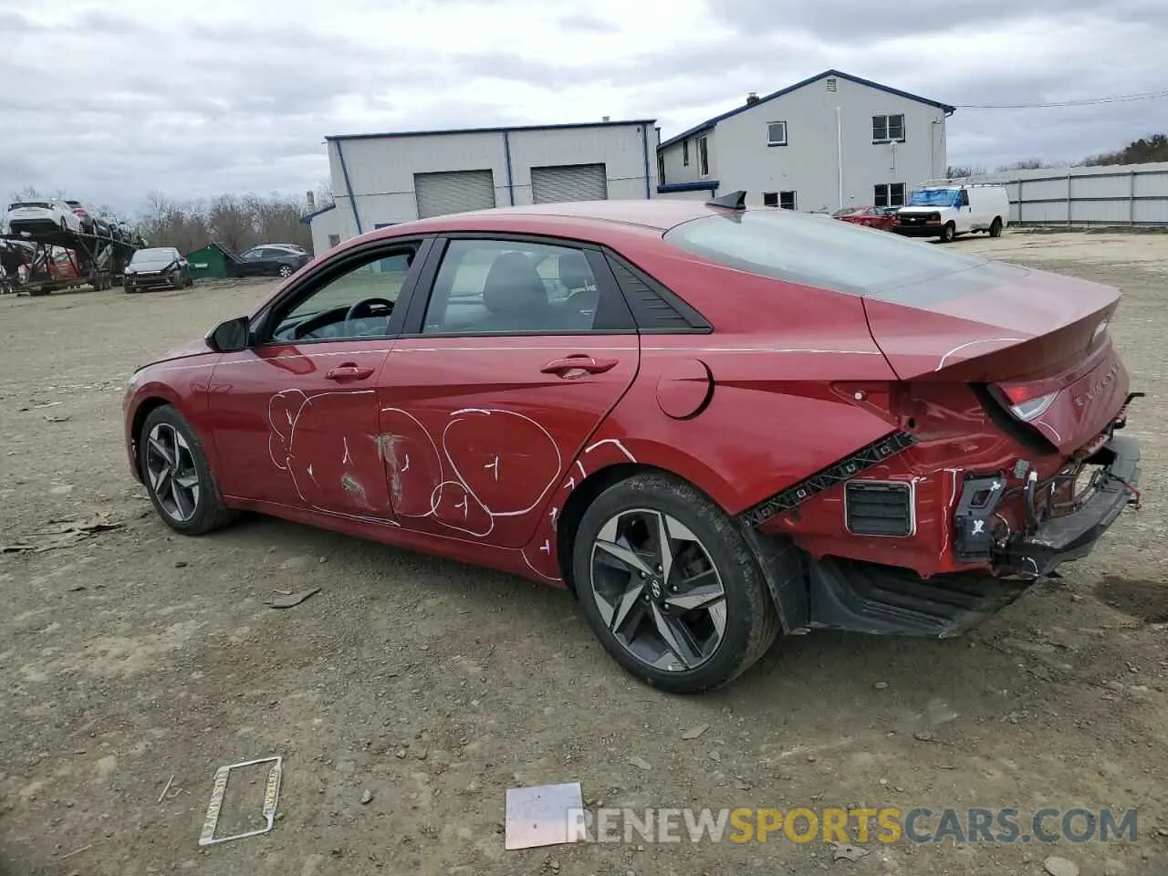 2 Photograph of a damaged car KMHLS4AG3PU565514 HYUNDAI ELANTRA 2023