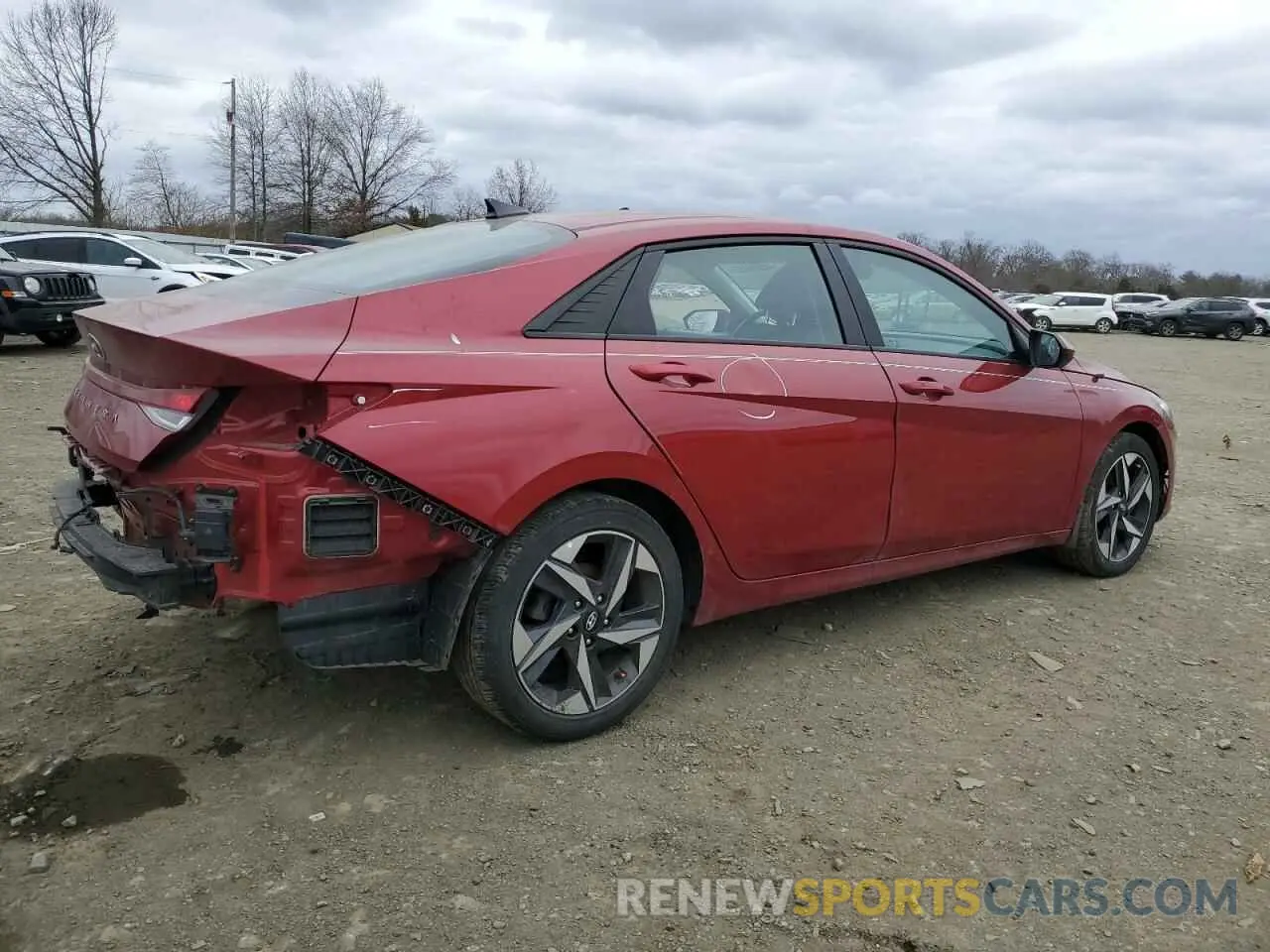 3 Photograph of a damaged car KMHLS4AG3PU565514 HYUNDAI ELANTRA 2023