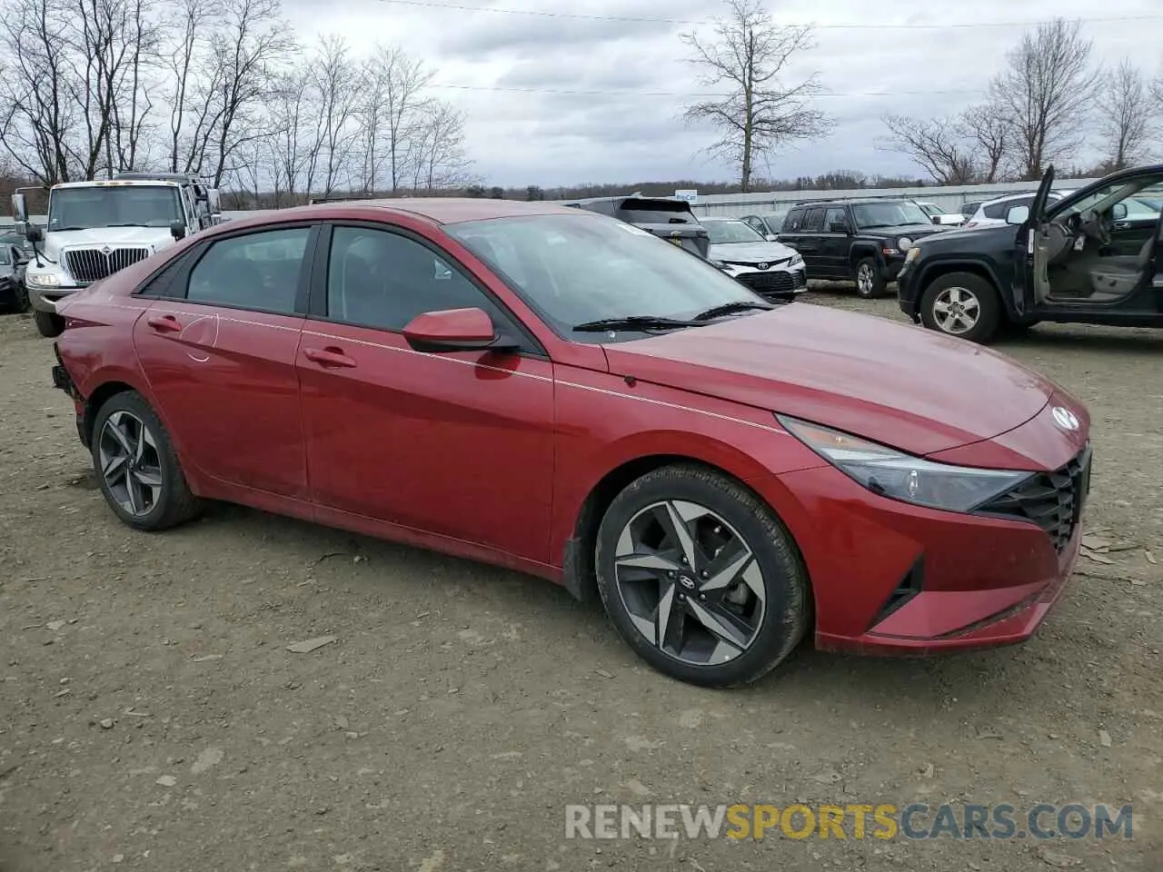 4 Photograph of a damaged car KMHLS4AG3PU565514 HYUNDAI ELANTRA 2023