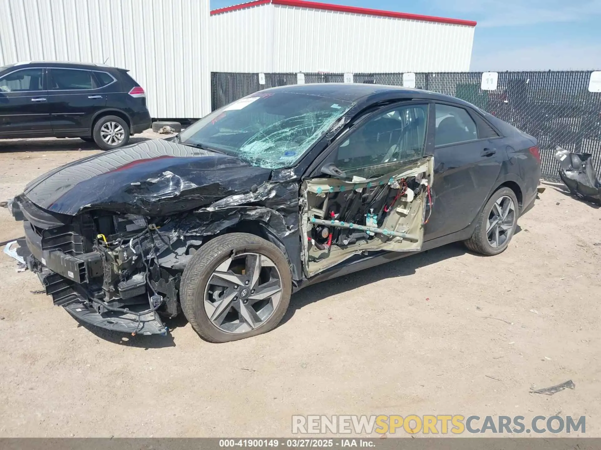 2 Photograph of a damaged car KMHLS4AG3PU577100 HYUNDAI ELANTRA 2023