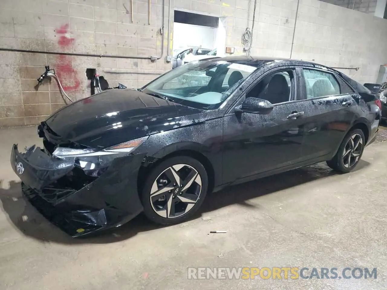 1 Photograph of a damaged car KMHLS4AG3PU608460 HYUNDAI ELANTRA 2023