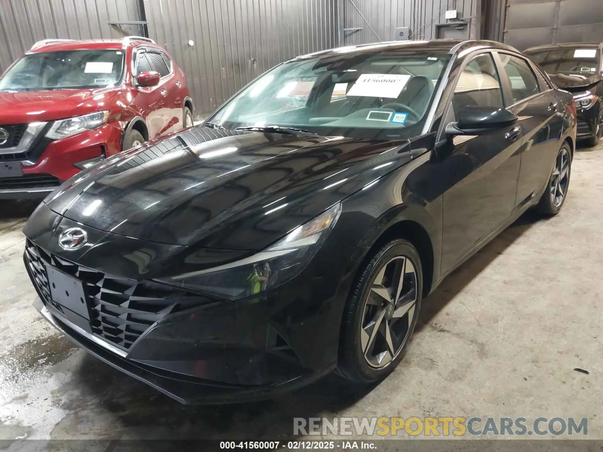 2 Photograph of a damaged car KMHLS4AG3PU612346 HYUNDAI ELANTRA 2023