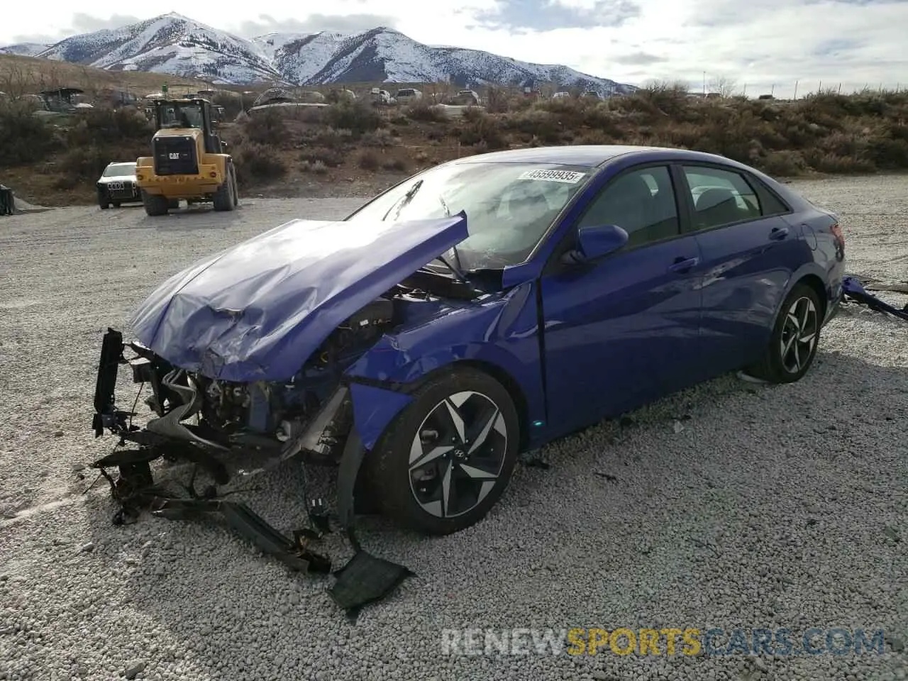 1 Photograph of a damaged car KMHLS4AG3PU617160 HYUNDAI ELANTRA 2023