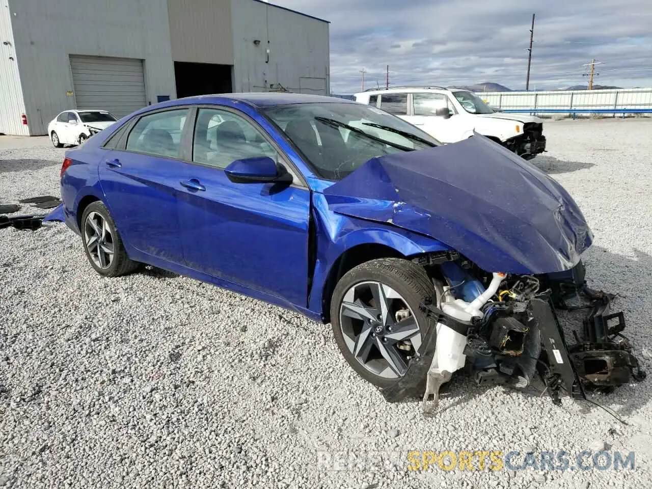 4 Photograph of a damaged car KMHLS4AG3PU617160 HYUNDAI ELANTRA 2023