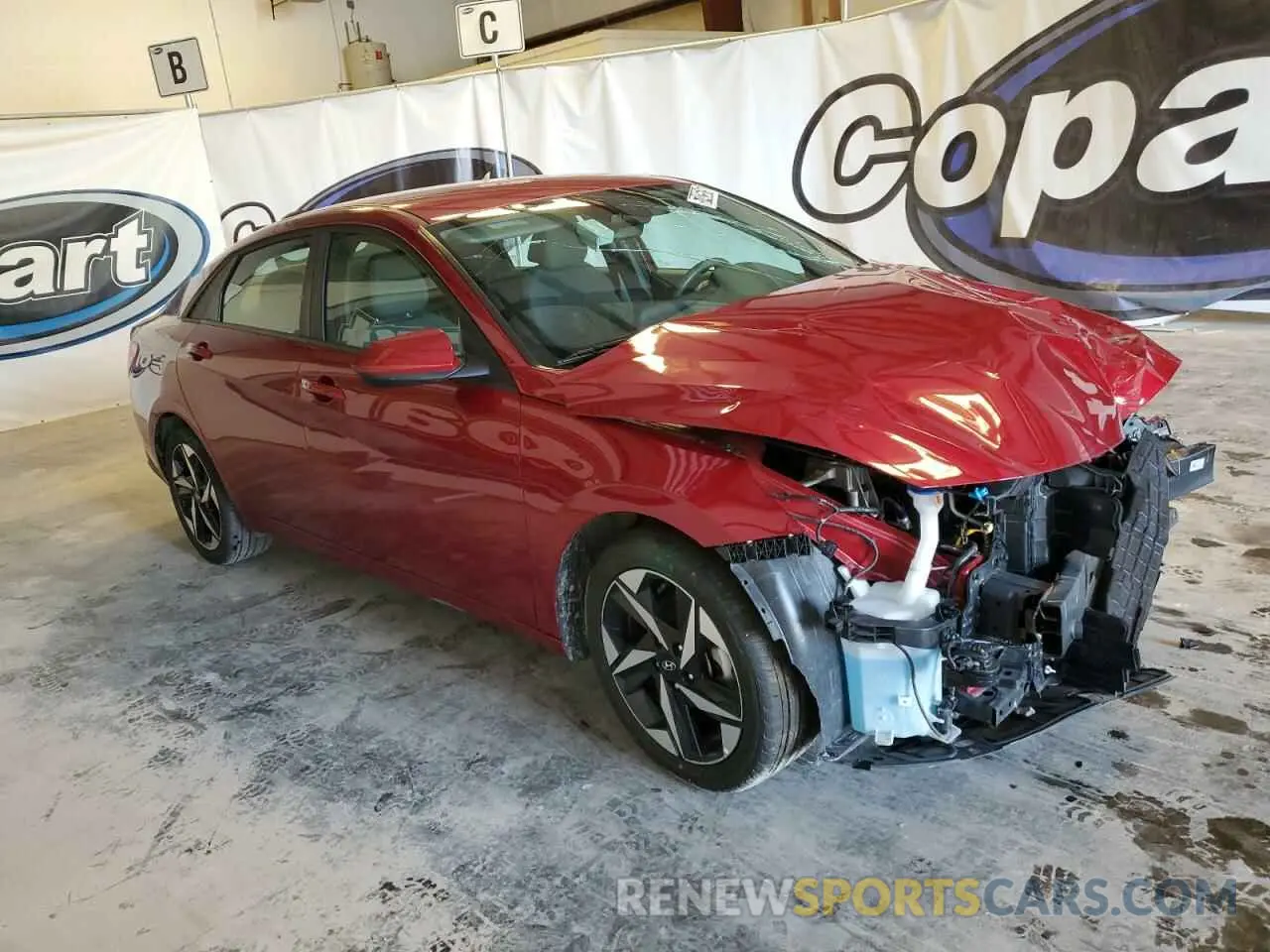 4 Photograph of a damaged car KMHLS4AG3PU617319 HYUNDAI ELANTRA 2023