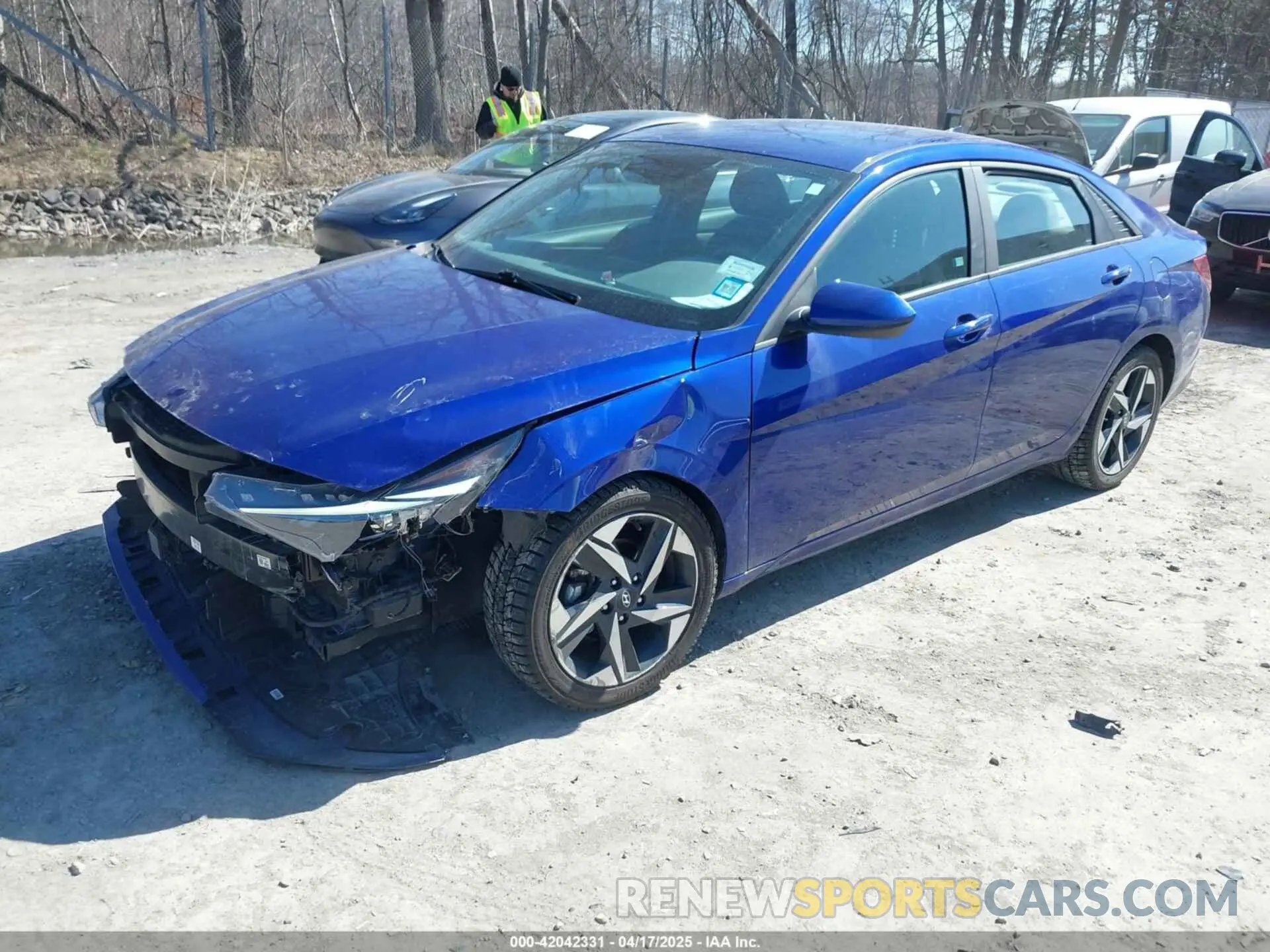 2 Photograph of a damaged car KMHLS4AG3PU630104 HYUNDAI ELANTRA 2023