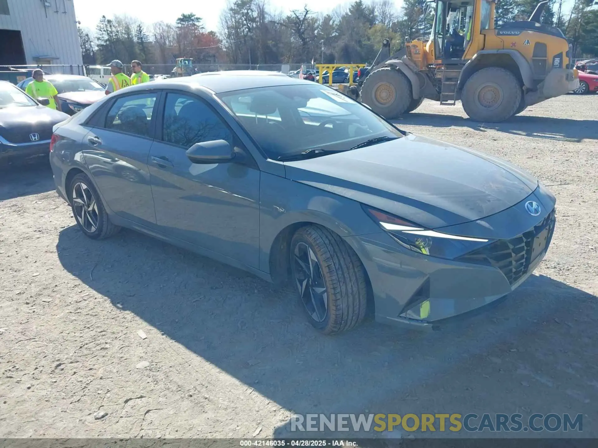 1 Photograph of a damaged car KMHLS4AG4PU384194 HYUNDAI ELANTRA 2023