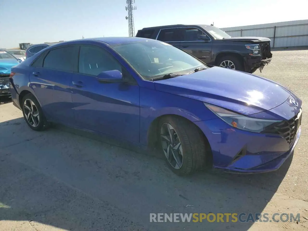 4 Photograph of a damaged car KMHLS4AG4PU437122 HYUNDAI ELANTRA 2023