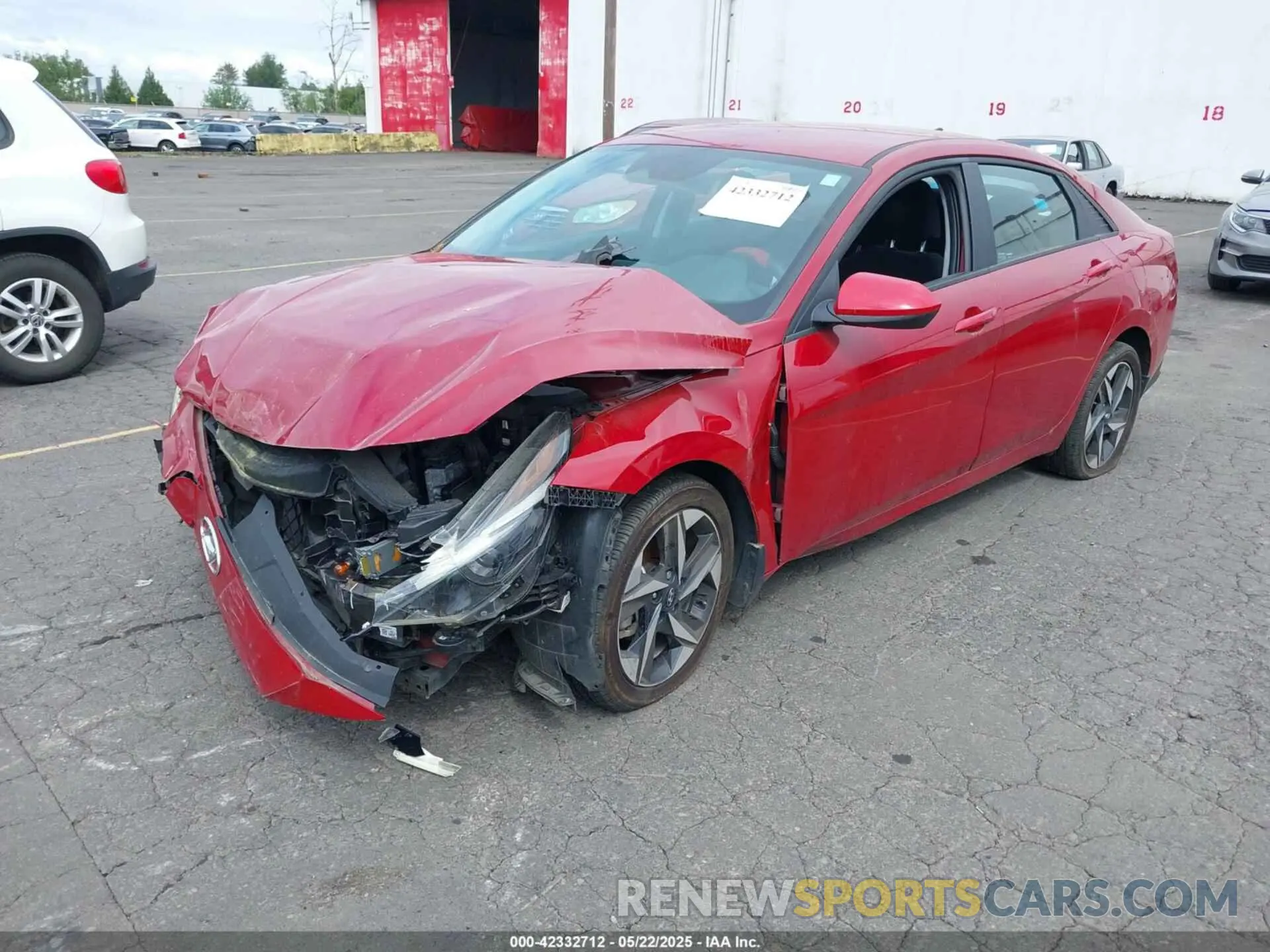 2 Photograph of a damaged car KMHLS4AG4PU489964 HYUNDAI ELANTRA 2023