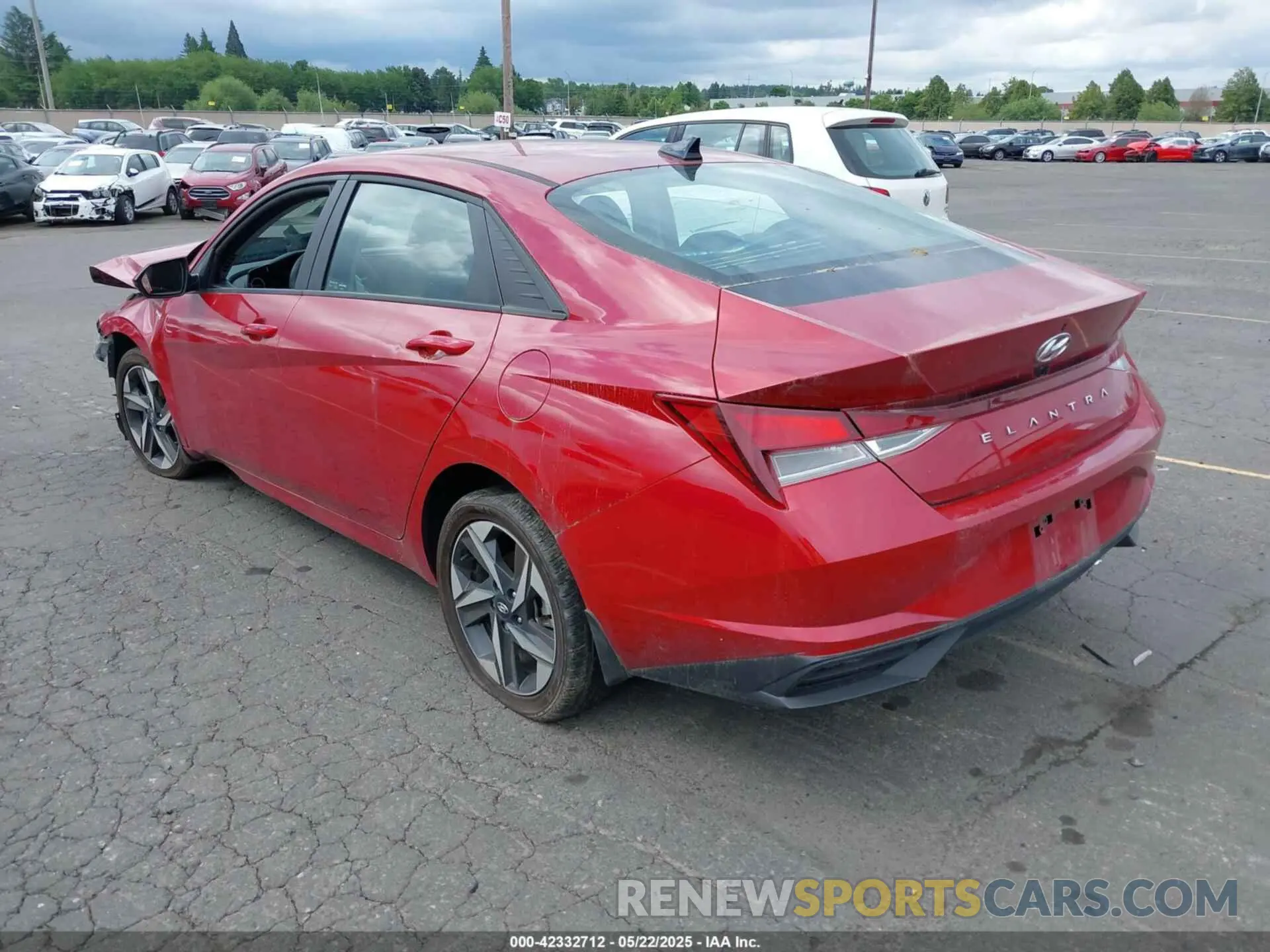 3 Photograph of a damaged car KMHLS4AG4PU489964 HYUNDAI ELANTRA 2023