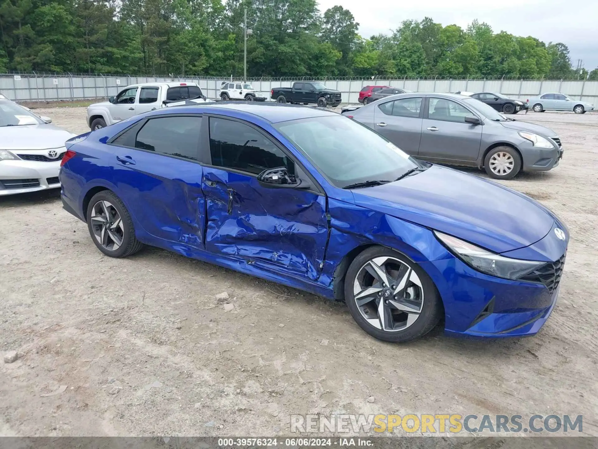 1 Photograph of a damaged car KMHLS4AG4PU509436 HYUNDAI ELANTRA 2023