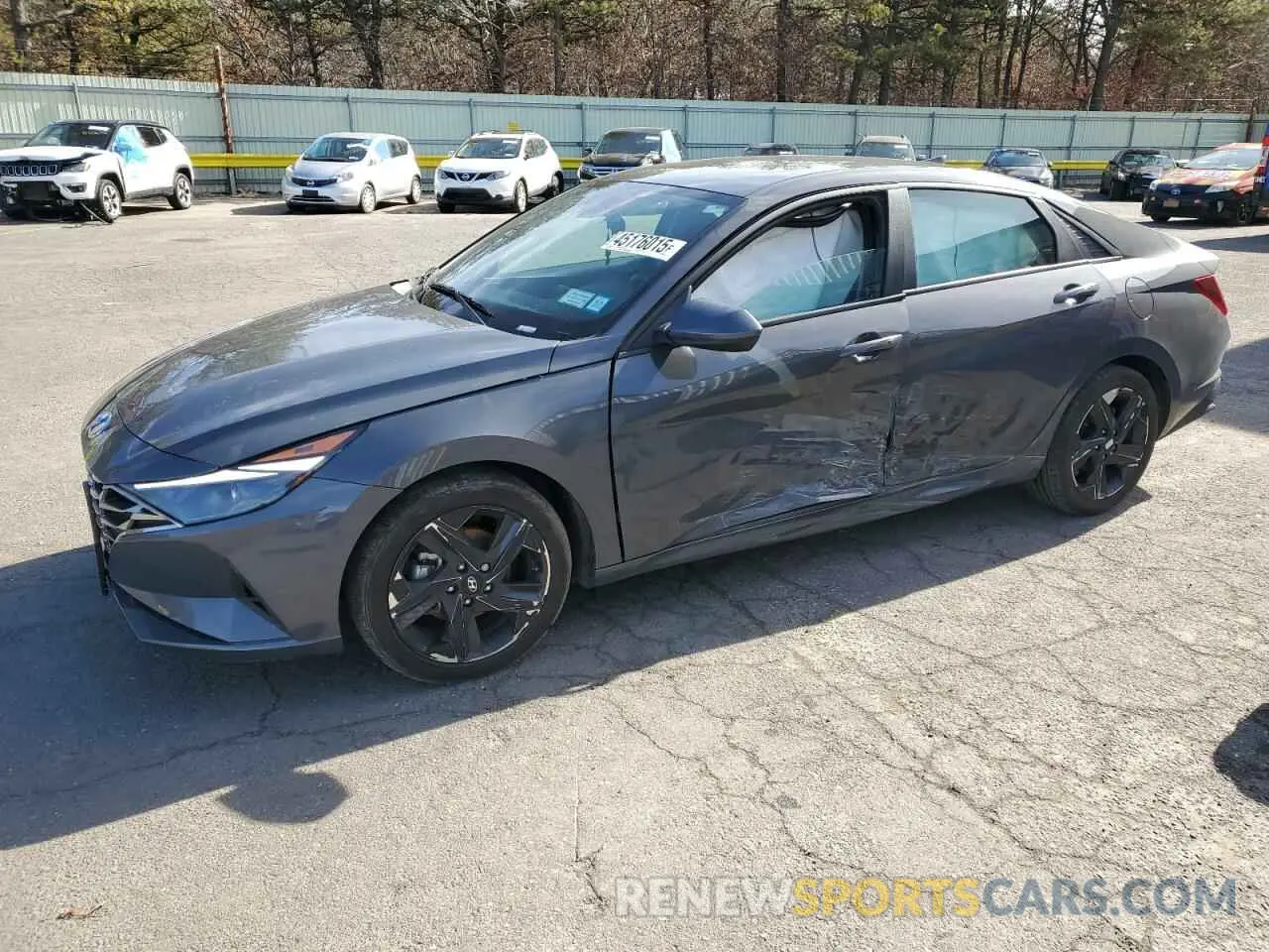 1 Photograph of a damaged car KMHLS4AG4PU569572 HYUNDAI ELANTRA 2023
