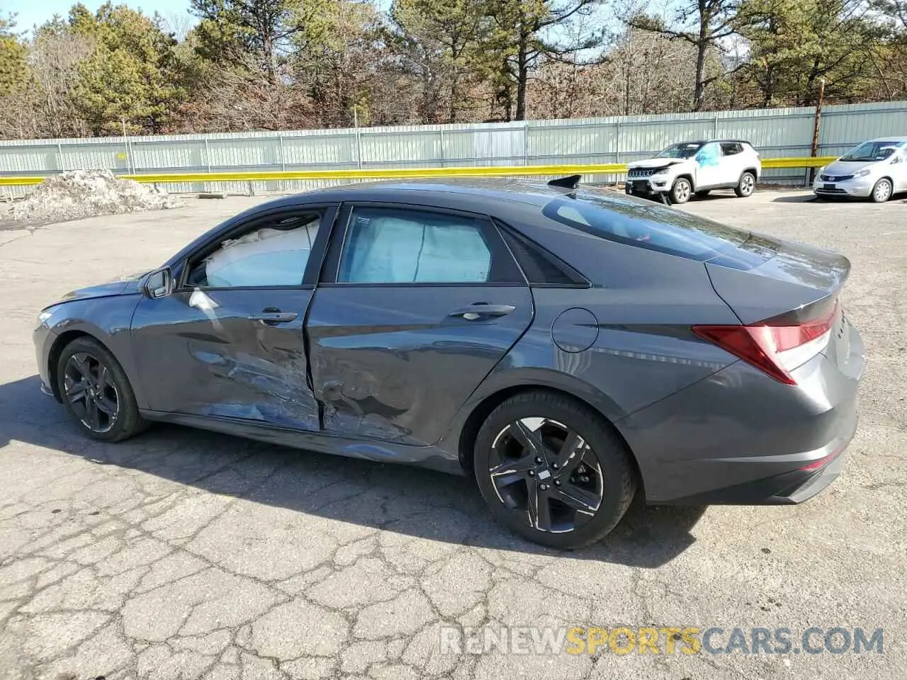 2 Photograph of a damaged car KMHLS4AG4PU569572 HYUNDAI ELANTRA 2023