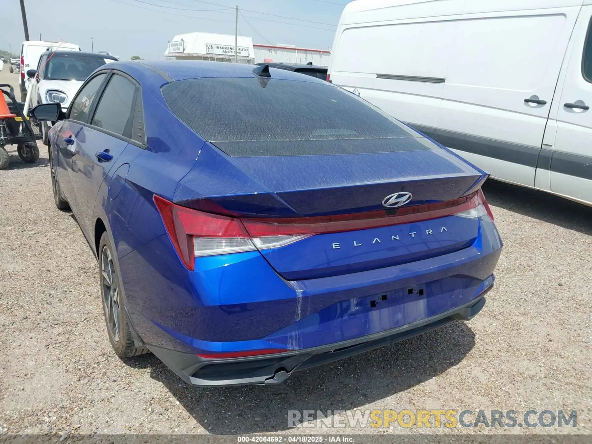 3 Photograph of a damaged car KMHLS4AG4PU579924 HYUNDAI ELANTRA 2023