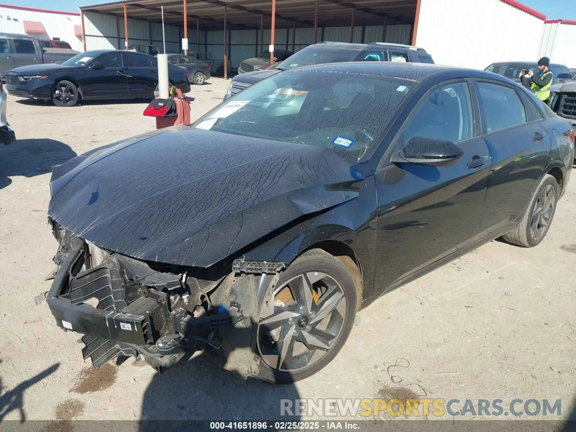 2 Photograph of a damaged car KMHLS4AG4PU598313 HYUNDAI ELANTRA 2023