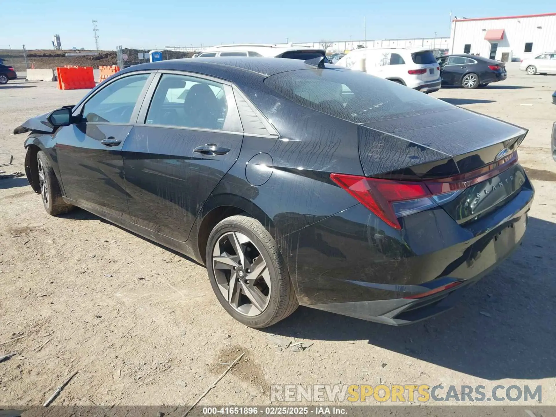 3 Photograph of a damaged car KMHLS4AG4PU598313 HYUNDAI ELANTRA 2023
