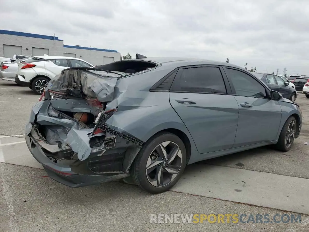 3 Photograph of a damaged car KMHLS4AG5PU388223 HYUNDAI ELANTRA 2023