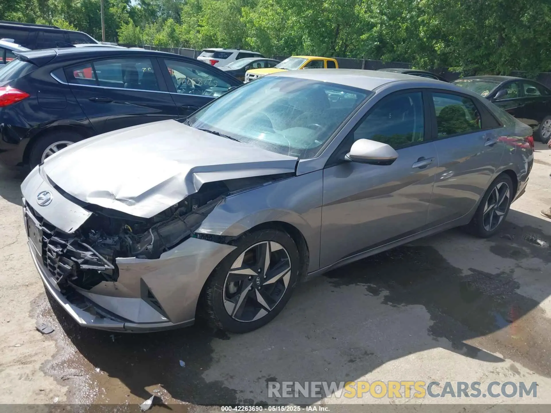 2 Photograph of a damaged car KMHLS4AG5PU412939 HYUNDAI ELANTRA 2023