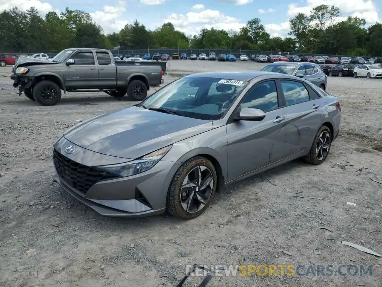 1 Photograph of a damaged car KMHLS4AG5PU426422 HYUNDAI ELANTRA 2023